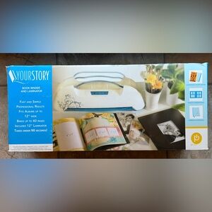 YourStory White Book Binder and Laminator